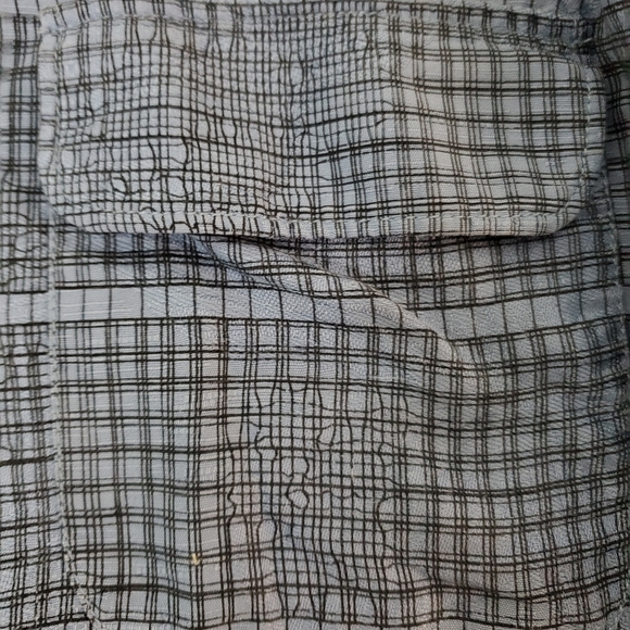 Tommy Bahama Shirt Men's M 100% Silk Blue Button Up Camp Shirt Hawaiian Pockets - Picture 2 of 11